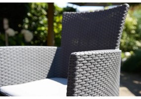 Fotoliu de grădină gri închis din plastic Lowa – Keter