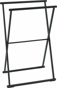 Wenko Suport pliabil pentru prosoape LAVA – negru