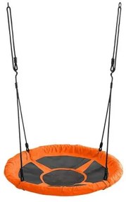 Leagan suspendat, cuib de barza, portocaliu, max 100 kg, 65 cm