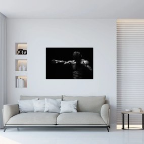 Tablou - Lovitura cu pumn (90x60 cm)