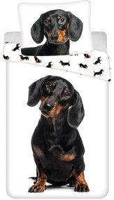 Câine Dachshund husa de pilotă 140×200cm, 70×90 cm