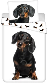 Câine Dachshund husa de pilotă 140×200cm, 70×90 cm
