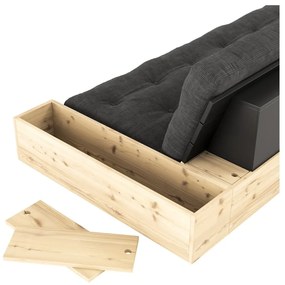 Canapea bej extensibilă 244 cm Base – Karup Design