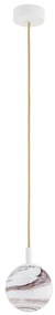 Pendul design modern ALMIROS alb