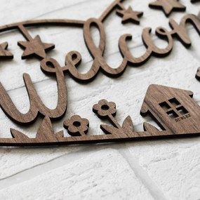 DUBLEZ | Decorațiune ieftină pentru perete - Welcome