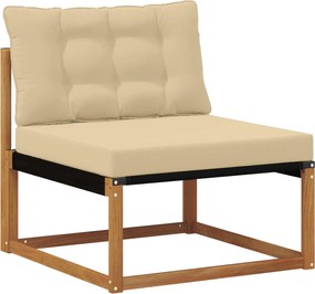 vidaXL Unități de canapea sectională cu pernă natural 79 x 83 x 73 cm