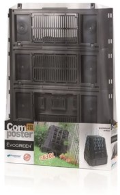 Compost, 630 l, negru