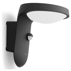 Philips TYLA LED 9W 230V 4000K IP44 Aplica de perete exterior cu senzor