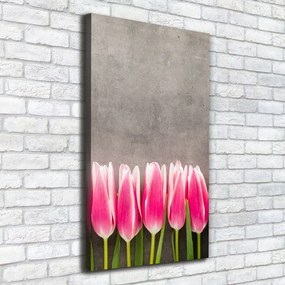 Tablou pe pânză canvas Lalele roz