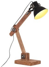 vidaXL Lampă de birou industrială, negru, 58x18x90 cm, E27, rotund