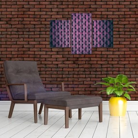 Tabloul textura în mov (90x60 cm)