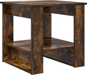 vidaXL Masă de cafea Stejar fumuriu 51 x 50 x 50 cm Lemn compozit