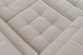 Colțar extensibil Nardo L dreapta - bej pluș Pretty 03