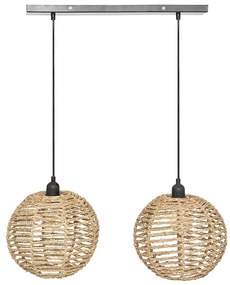 Lustră pe cablu Atmosphera RANA 2xE27/40W/230V ratan