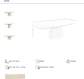 Masa moderna din marmura portelanata 1171