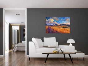 Tablou - Pictură în ulei de peisaj (90x60 cm)