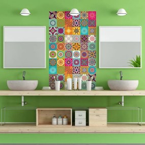 Set 60 autocolante Ambiance Flow, 15 x 15 cm