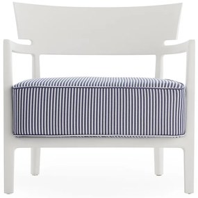 Fotoliu de exterior CARA MAT, diferite variante - Kartell Culoare: alb/albastru