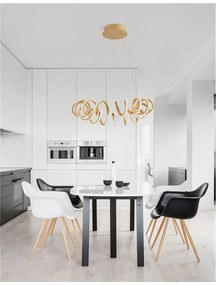 Lustra LED suspendata design modern ZINIA aurie NVL-9817462