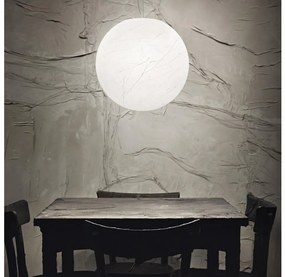 Lustră pe cablu Ideal Lux CARTA 1xE27/25W/230V d. 30 cm alb