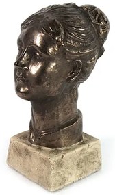 Statueta bust deanie bronz h37 cm