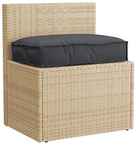 vidaXL Perna pentru paleti pentru scaun Negru 60x40x8 cm Material Oxford