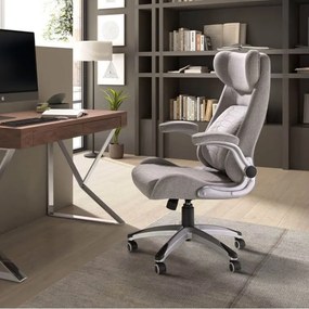 Scaun de birou modern Grey fabric