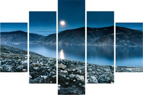 Tablou - Islanda noaptea (150x105 cm)