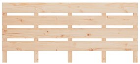 Tablie de pat, 200x3x80 cm, lemn masiv de pin 1, Maro, 200 x 3 x 80 cm