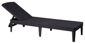 Șezlong de grădină Jaipur, grafit