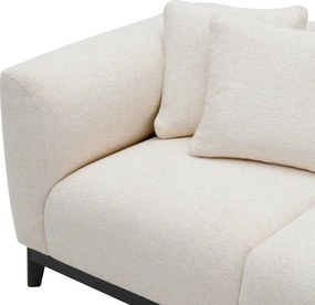 Coltar LUX design LUX cu sezlong dreapta Corso Lounge, Lyssa off-white