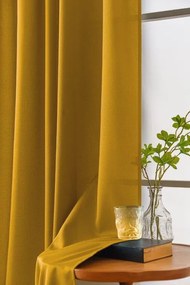 Draperie mustar cu rejansa OXFORD 140x250 cm