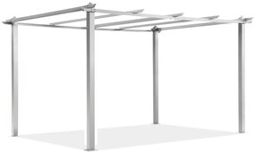Barbados 3 x 4 m alb Garden Point metal patio pergola cadru