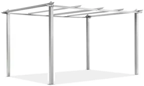 Barbados 3 x 4 m alb Garden Point metal patio pergola cadru