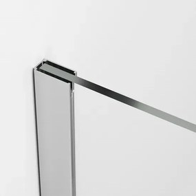 Paravan dus 90x200 cm cu sticla securizata 6 mm, protectie sticla Aquaperle, Easy Sanswiss 900x2000 mm
