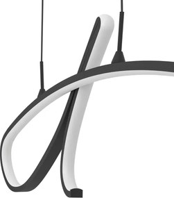 Eglo 902346 - Pendul LED CARDONCITO pe cablu, 20W, 230V, 2700/4000/6500K, negru