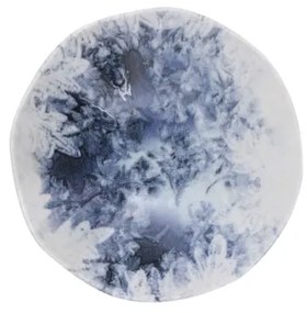 Set de veselă 24 piese din porțelan, albastru