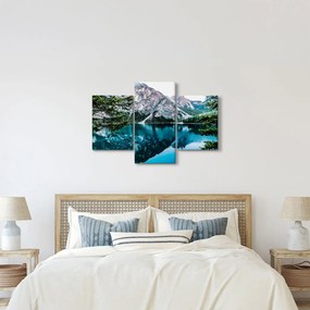 Tablou - Lac în Alpi (90x60 cm)
