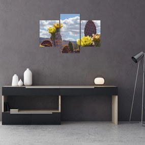 Tablou cu floarea de cactus Opunție (90x60 cm)