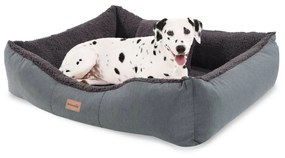 Emma, ​​culcuș pentru câine, coș pentru câine, lavabil, antiderapant, respirabil, saltea față-verso, pernă, dimensiunea M (80 × 20 × 70 cm)