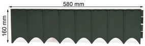 Palisadă de grădină Garden Fence verde 10 buc.