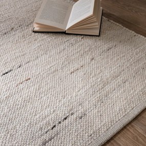 Covor fildeș reversibil, țesut manual din amestesc de lână 200x290 cm Birkdale Ivory – Asiatic Carpets