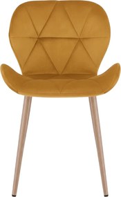 Scaun de masa MANGO VELVET, mustar