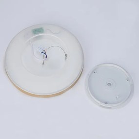 Brilagi - Corp de iluminat LED pentru baie ULTRA SLIM, 18W, 230V, Ø 30 cm, auriu, IP54