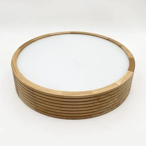 Brilagi - Plafonieră LED CARVALHO MODERN 2xE27/60W/230V Ø 37,5 cm stejar