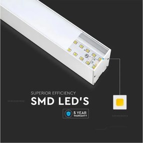Lustră LED pe cablu SAMSUNG CHIP LED/40W/230V 6400K albă