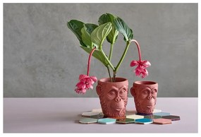 Ghiveci Villa Collection Calbe, înălțime 19 cm, roșu