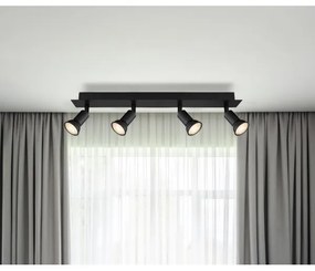 Spot DREW 4xGU10/35W/230V negru Globo 57998-4