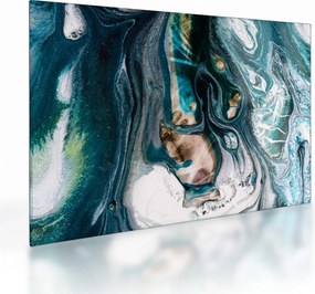 Tablou pe sticlă cu abstracție (70x50 cm)