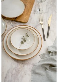 Set de masă din porțelan, 24 piese, bej